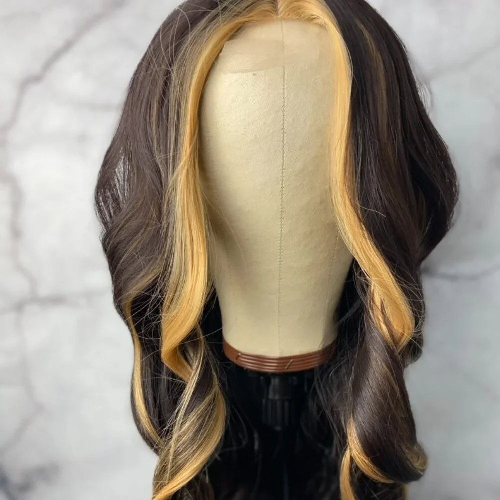 Highlight Blonde Wavy Wig